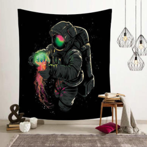 Astronaut spaceman background cloth
